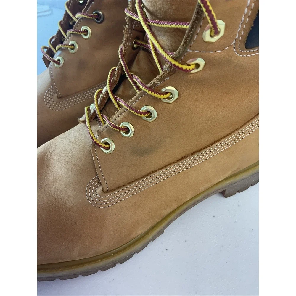 Timberland Wheat Leather Waterproof Men's Work Boots Size 12‎ Lace Up Tb010061